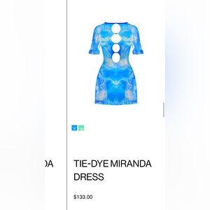 miranda poster girl dress NEW